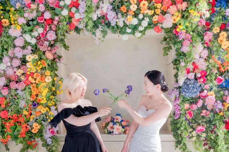 私たちらしい一日～友達と撮るウェディングフォト～