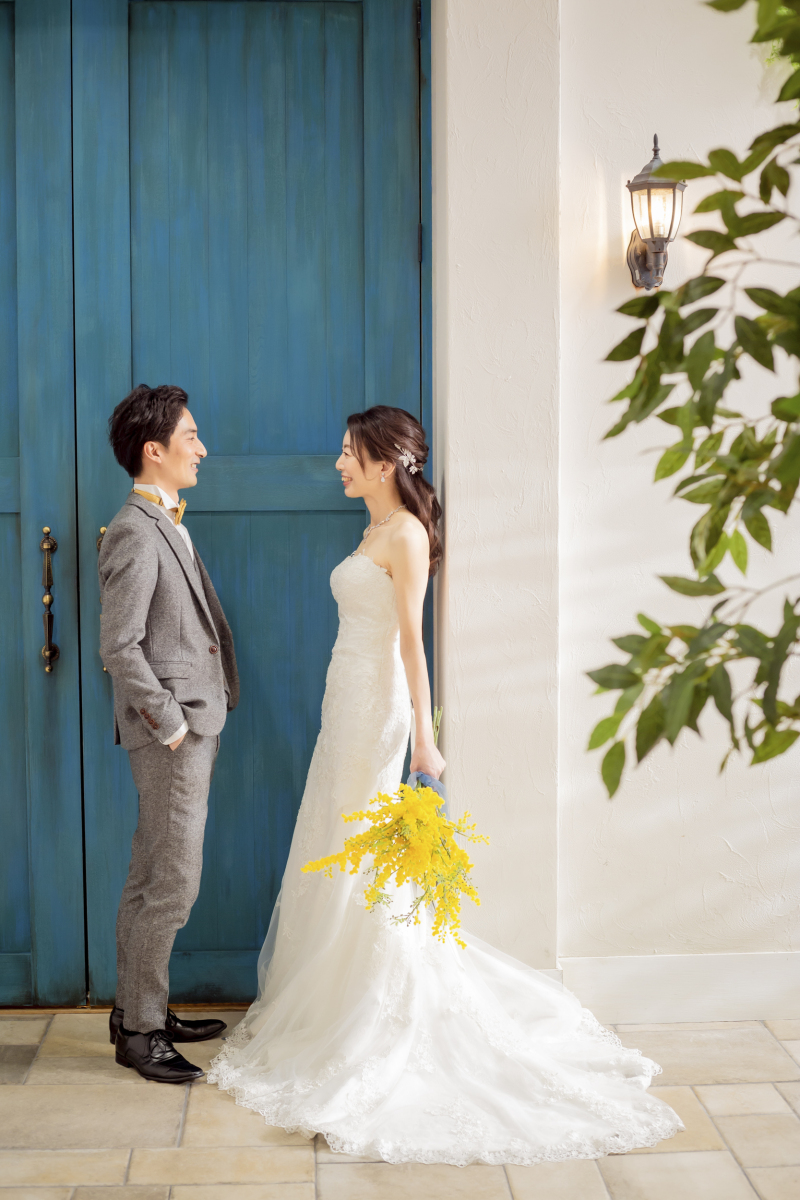 向かい合う二人