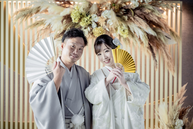 雅な和装も堅くならない笑顔でステキ撮影へ