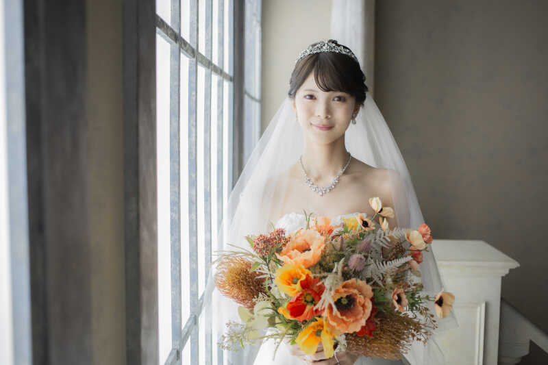 【チャペル】ご新婦様ソロショット