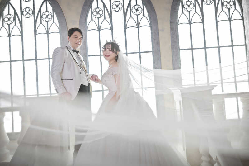 純白のベールが舞う瞬間\♥/