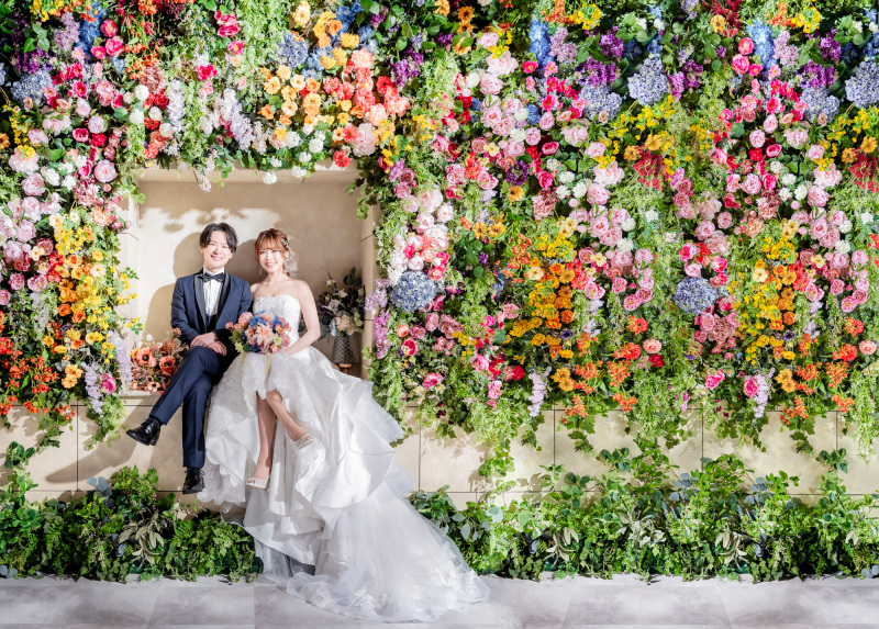 【フラワーウォール】大 人 気!足組みショット