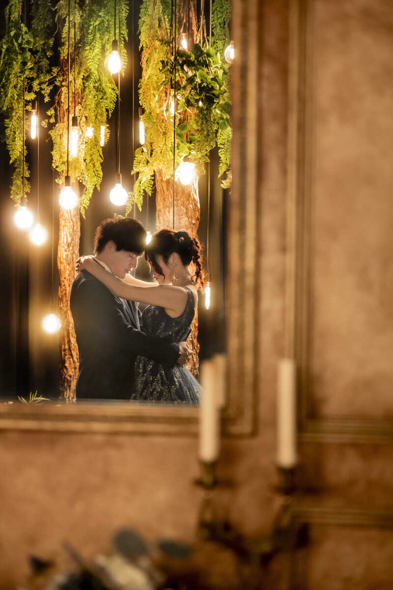 鏡に映るおふたりの誓い