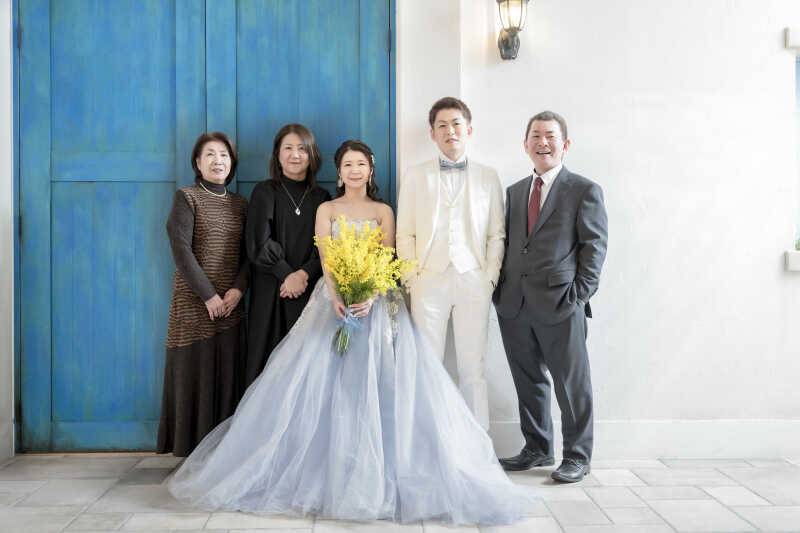 ご家族も一緒の最幸メモリアルショット