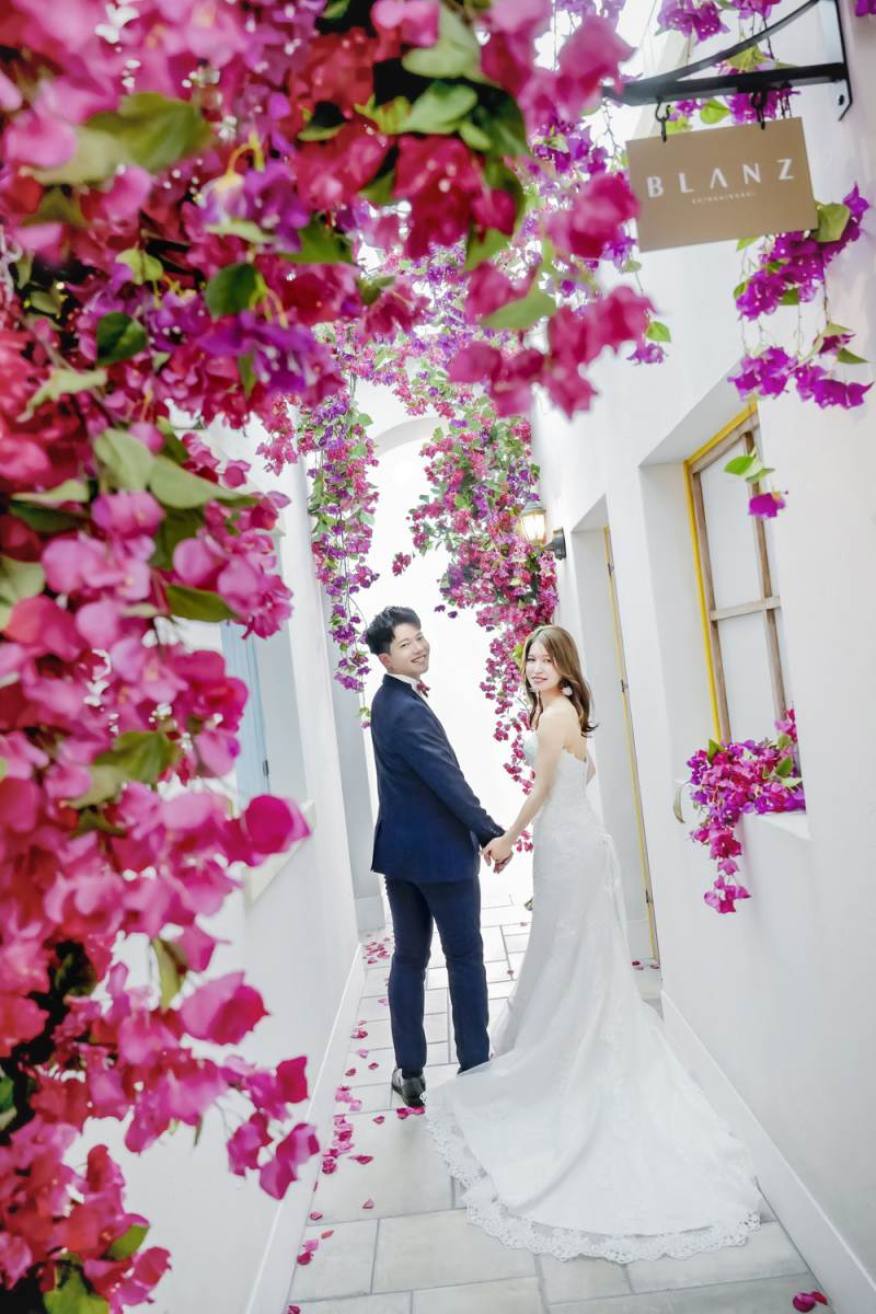 振り向いた一瞬に、ふたりらしさが詰まっていて