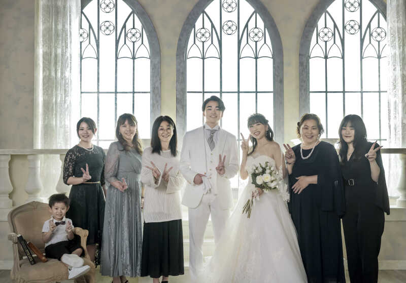 大切な家族と撮影スタート♪