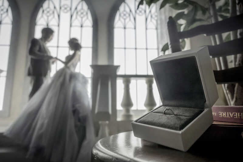 永遠の愛を象徴する大切な指輪。