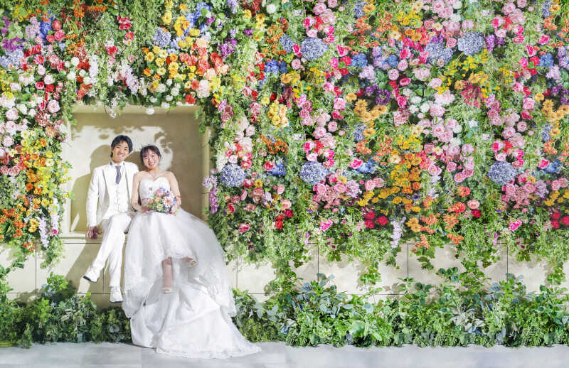 色鮮やかな花々からの祝福✿