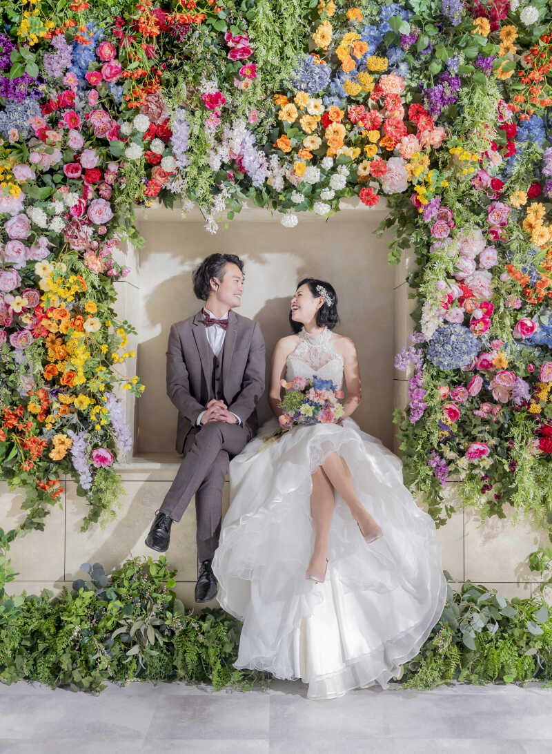 見つめ合うおふたり♡