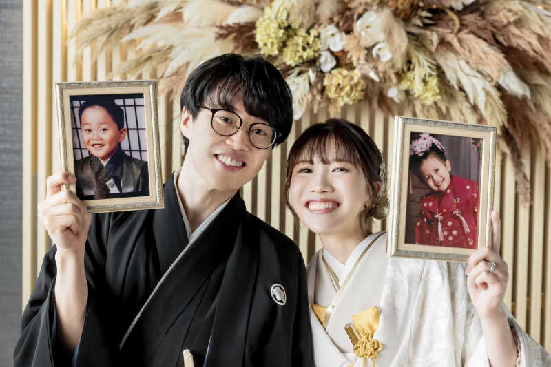 過去と現在をつなぐ、幼少期のお写真と★