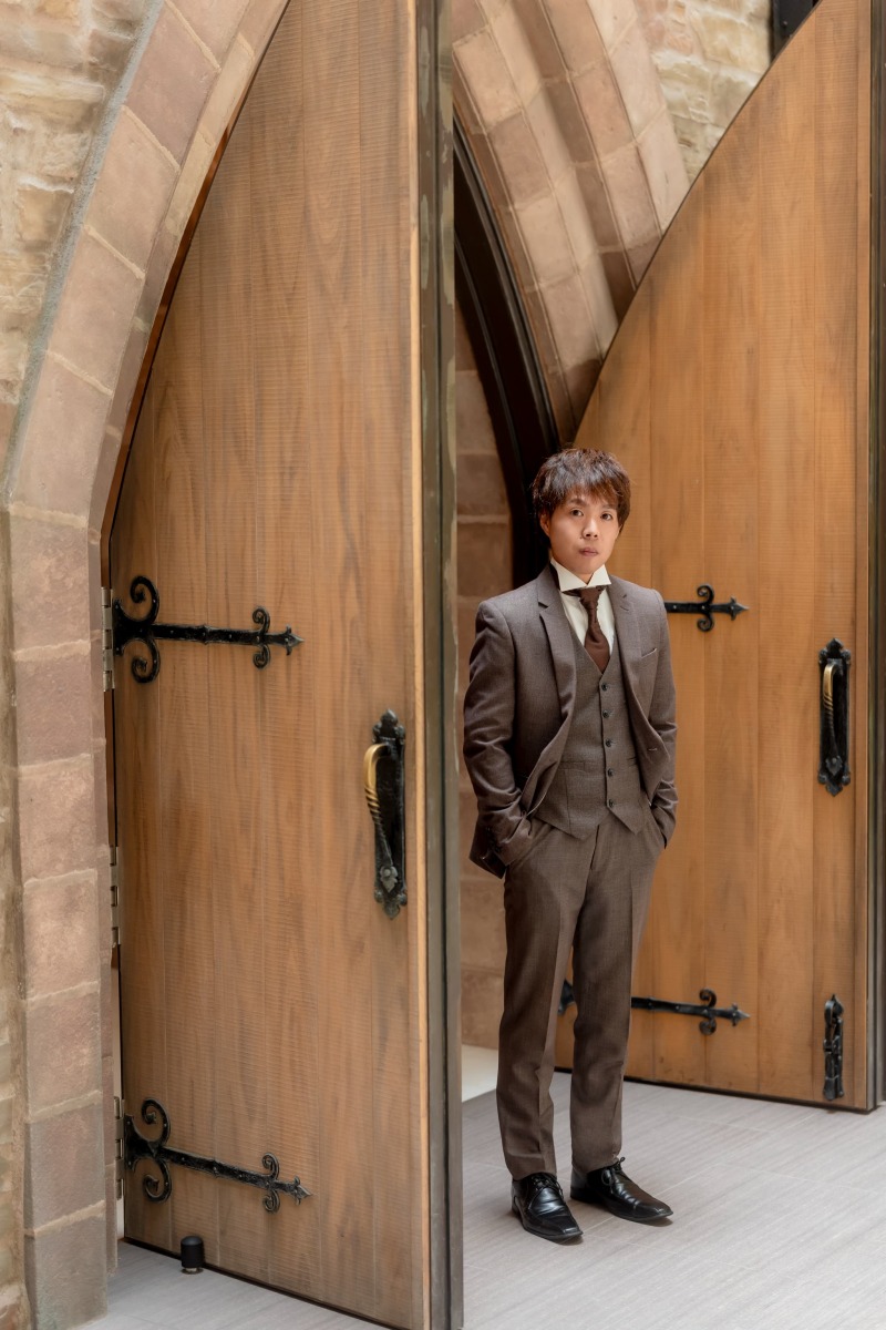 ご新郎様のソロショット