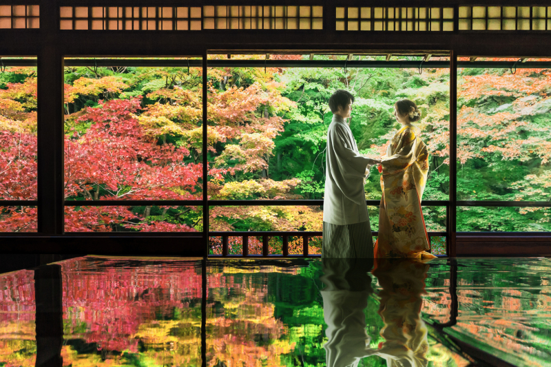 瑠璃光院×見つめ合いショット