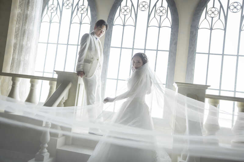 ベールマジック?!うっとりしちゃう1ショット!