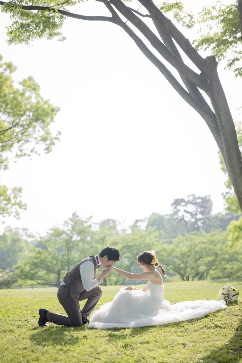 愛を感じる爽やかなシーンをパシャリ♪