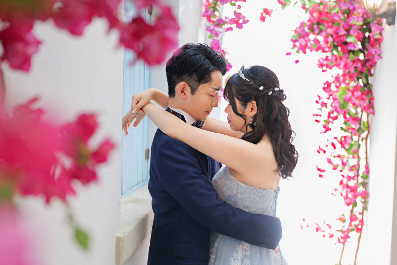 花に包まれて、ふたりの距離