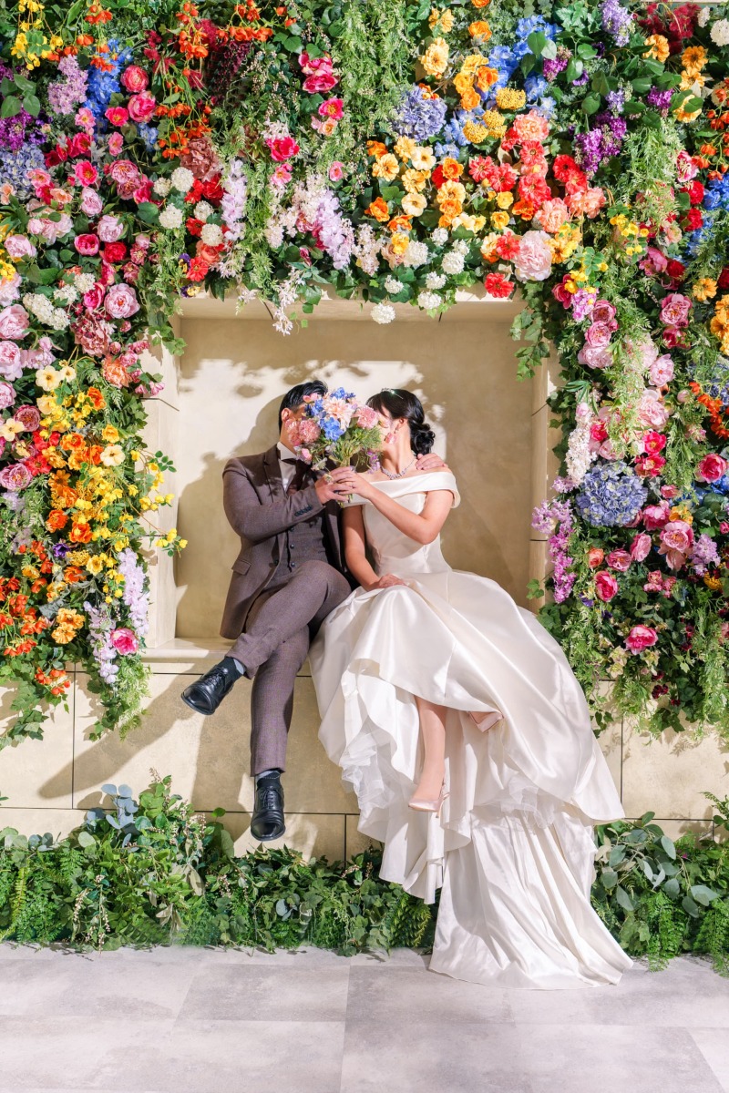 ブーケで見えないお顔