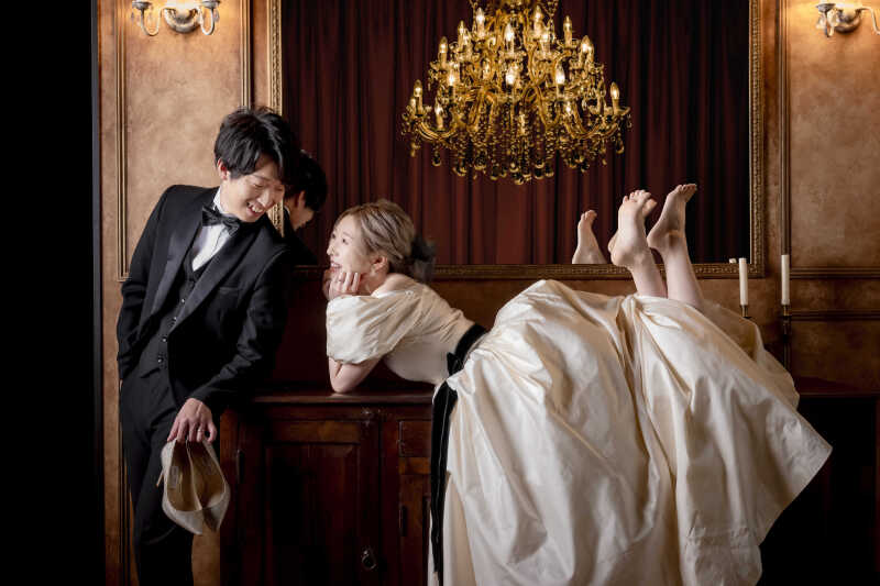 お母様が結婚式で着たウェディングドレスをリメイクして念願の撮影✨