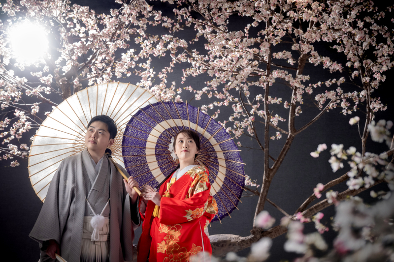 煌びやかな和装|桜