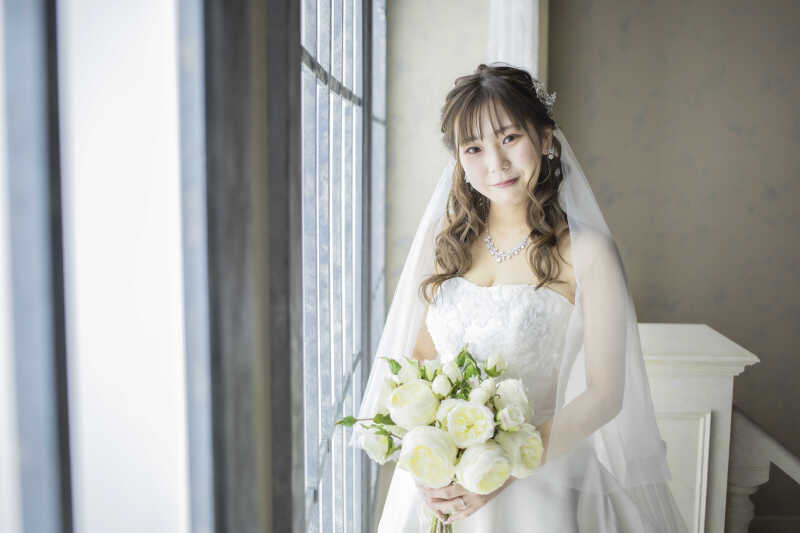 【新婦様ソロショット】愛らしさを閉じ込めた瞬間