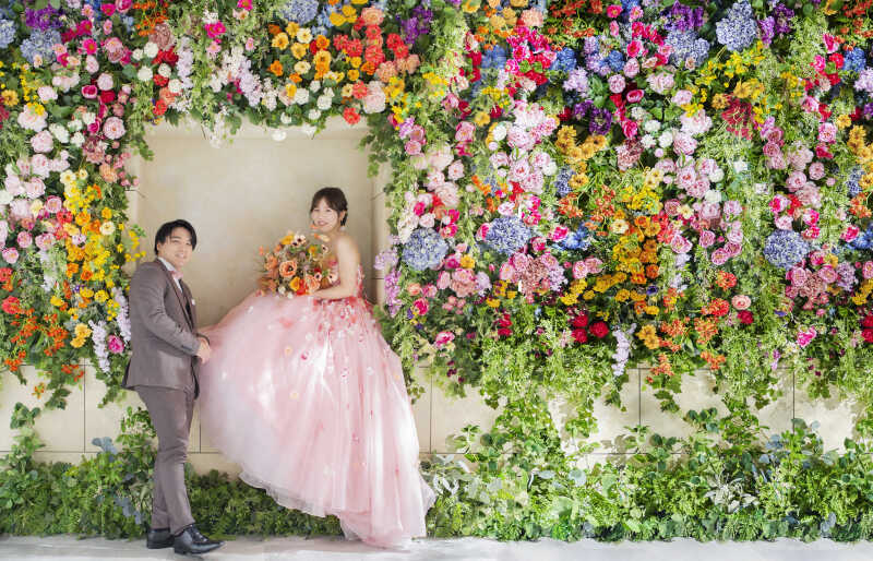 カラフルフラワーに包まれて♡