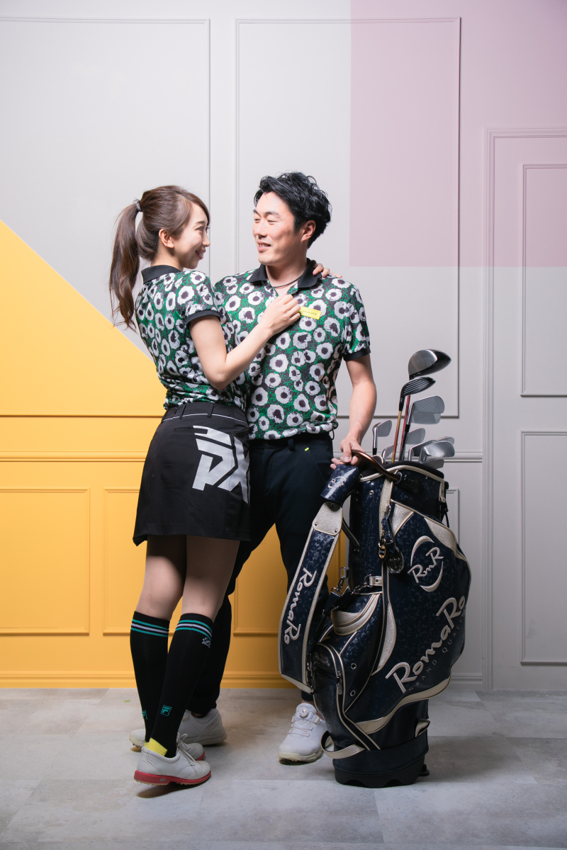 ゴルフ好きなお二人♪