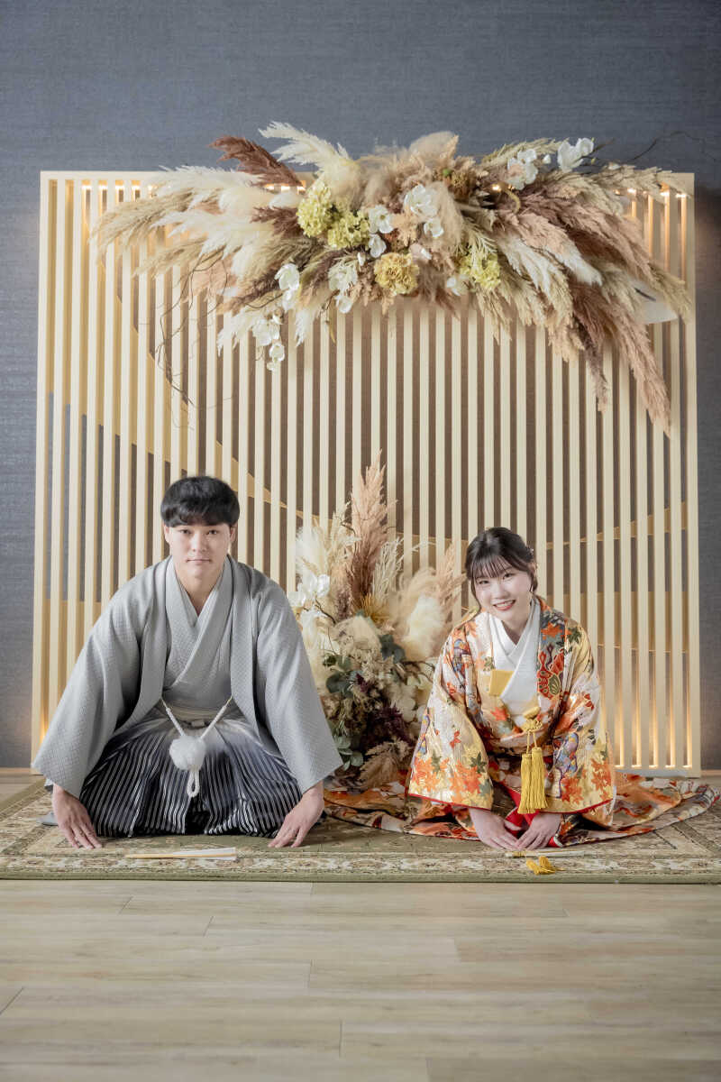 和装定番のポーズ♪