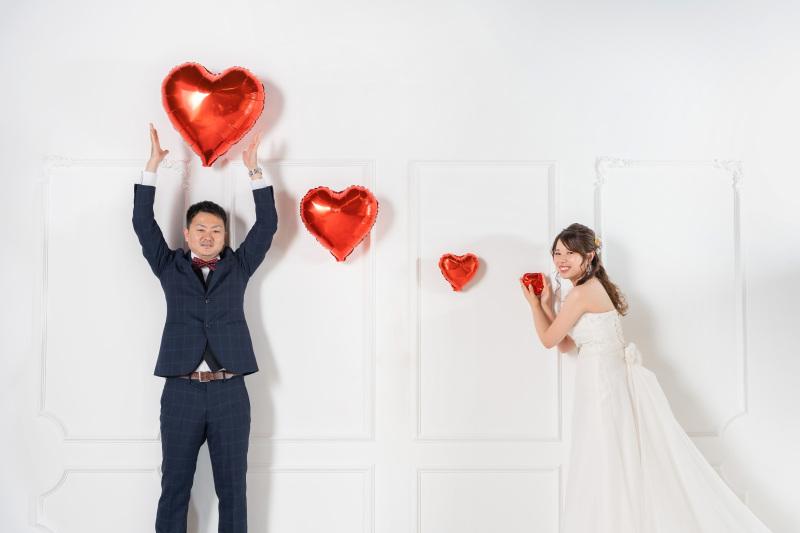 飛び交うハートたち!