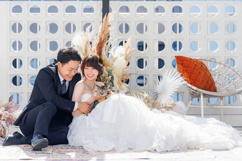 家族みんなで♡ぬくもり感じる"寄り添いショット"