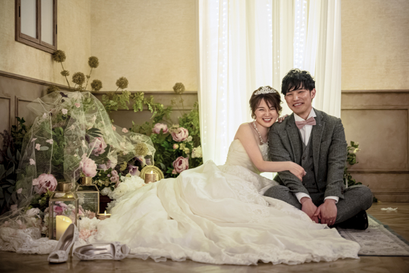 寄り添い合う二人