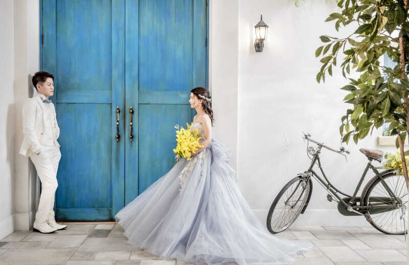 海外を旅するようなショット