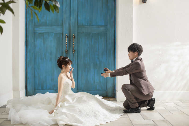 【地中海エントランス】プロポーズショット