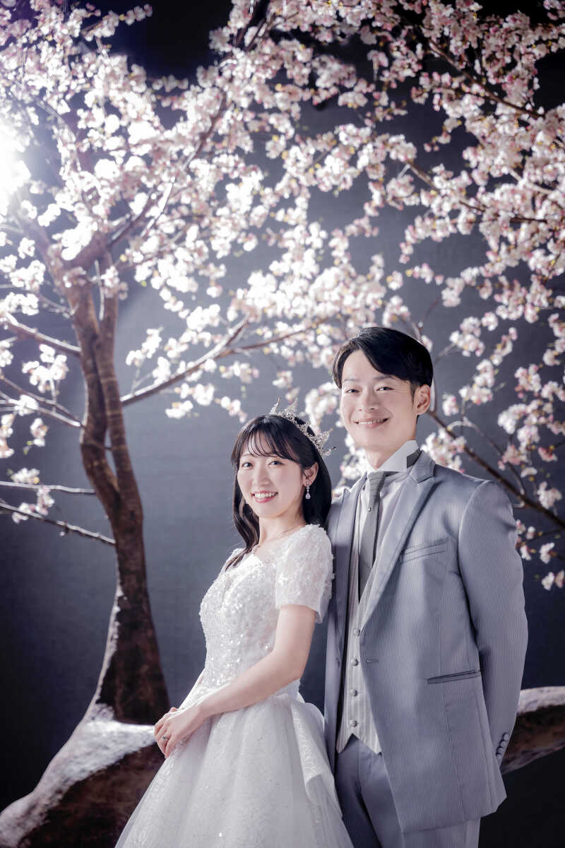 満開の桜と共におふたりのいつも