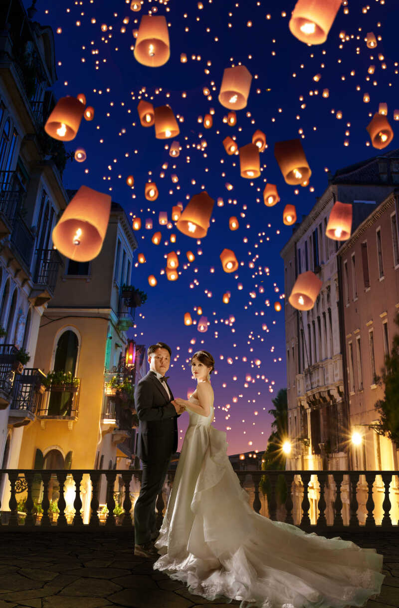 【ランタン】おとぎ話の主人公のようなおふたり♪