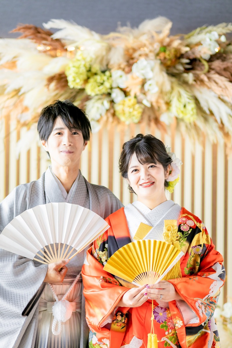 和装でイメージをガラリと変えて♪