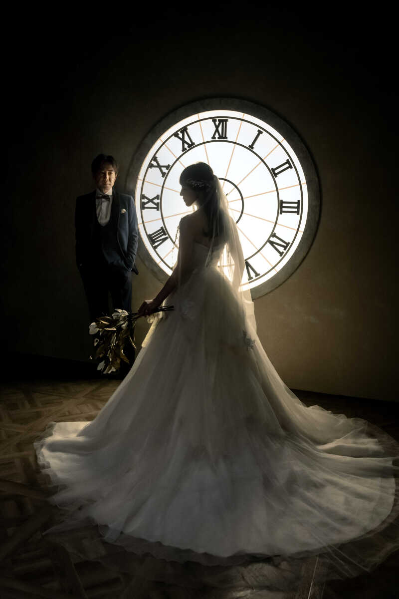 ドラマチックなシルエット