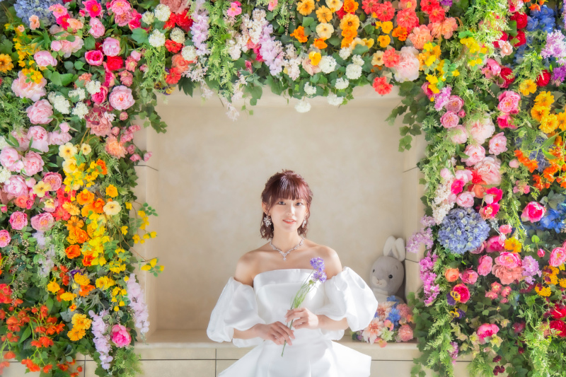 【フラワーウォール】想い出のぬいぐるみと♪