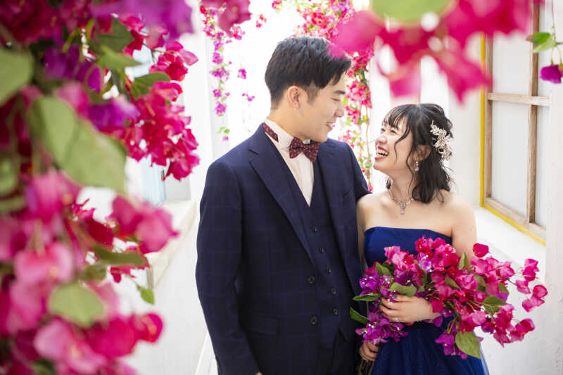 【ブーゲンビリアストリート】見つめ合いショット