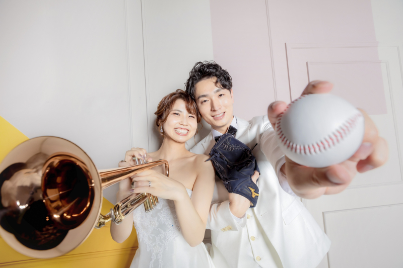 カメラに向かって