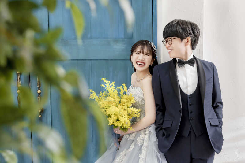 笑顔あふれる幸せな瞬間