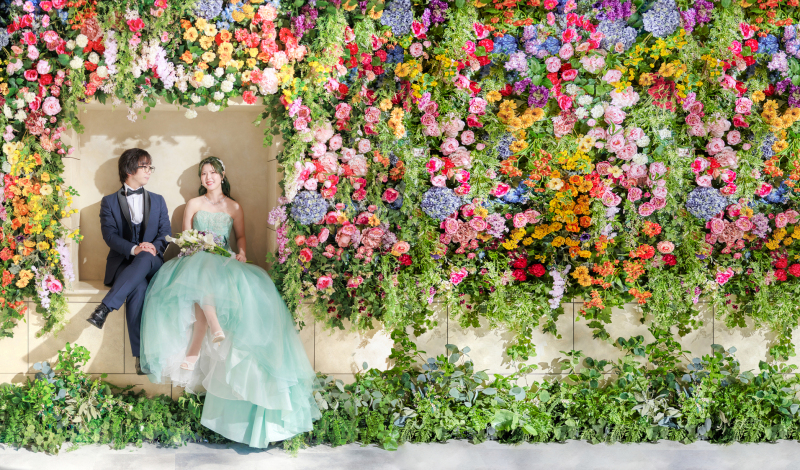 【フラワーウォール】ラストショット