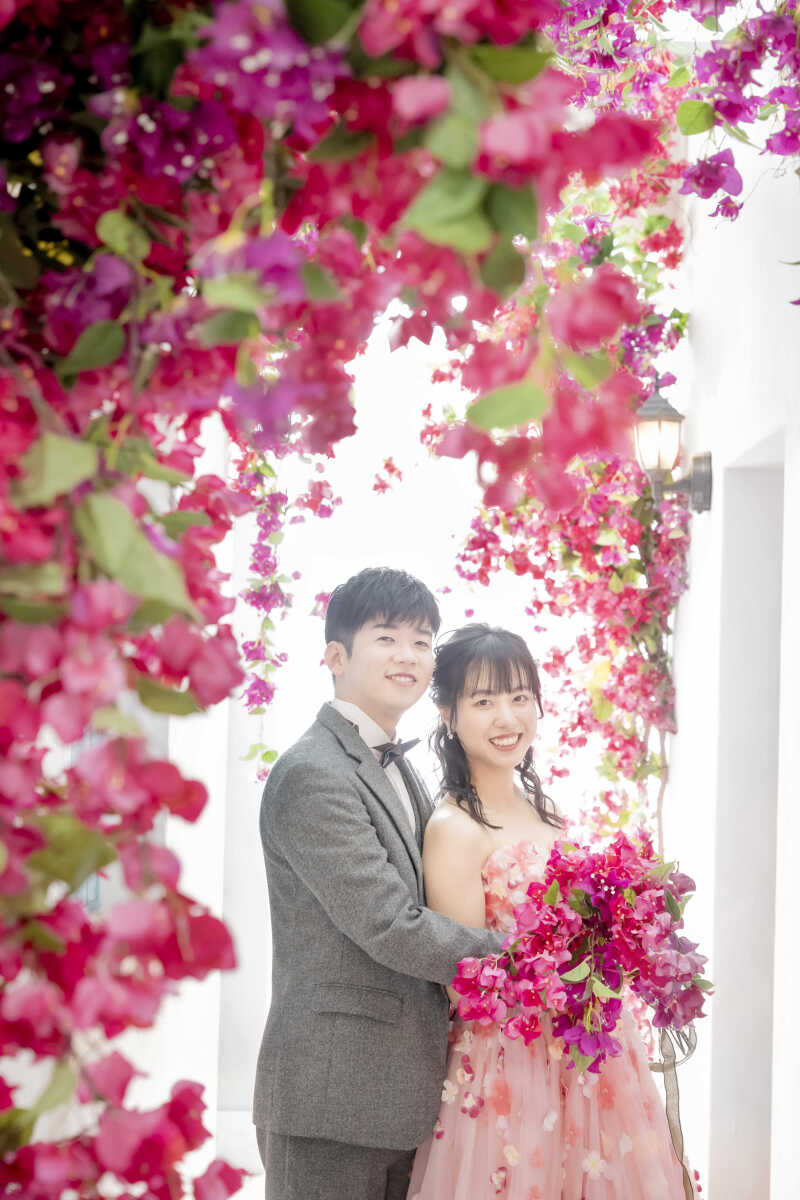 【ブーゲンビリアストリート】バックハグショット