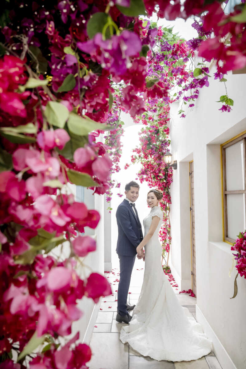 【ブーゲンビリアストリート】手繋ぎショット