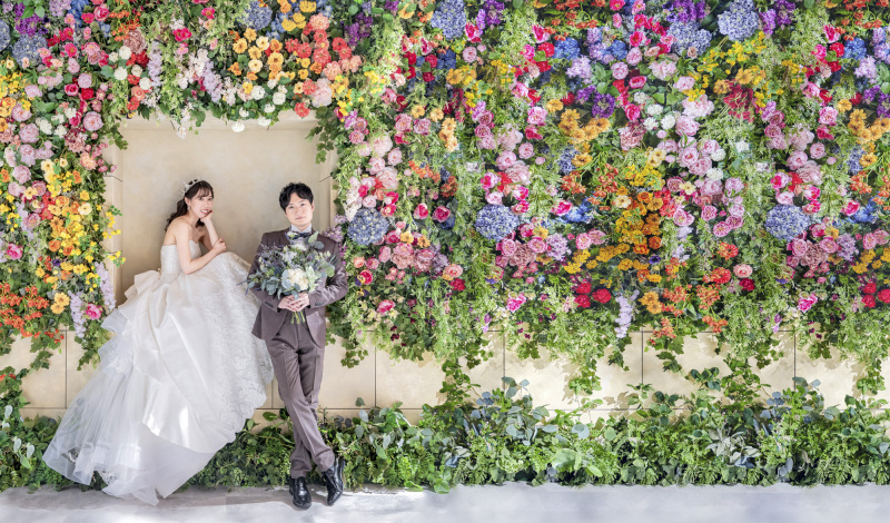 【フラワーウォール】とっておきの1枚の完成!