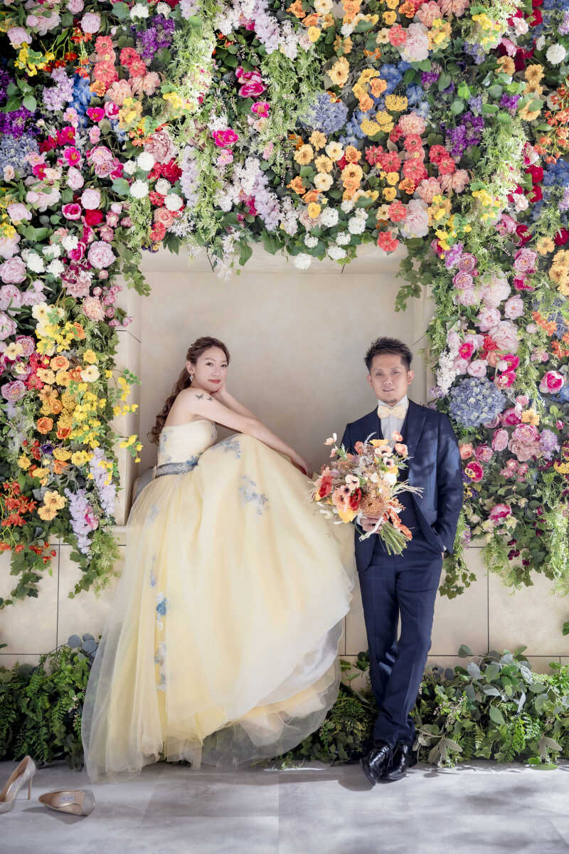 【フラワーウォール】クール&ビューティーショット