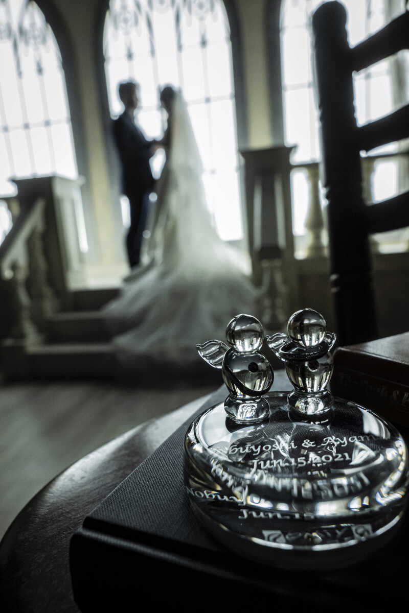 【チャペル】リング越しショット