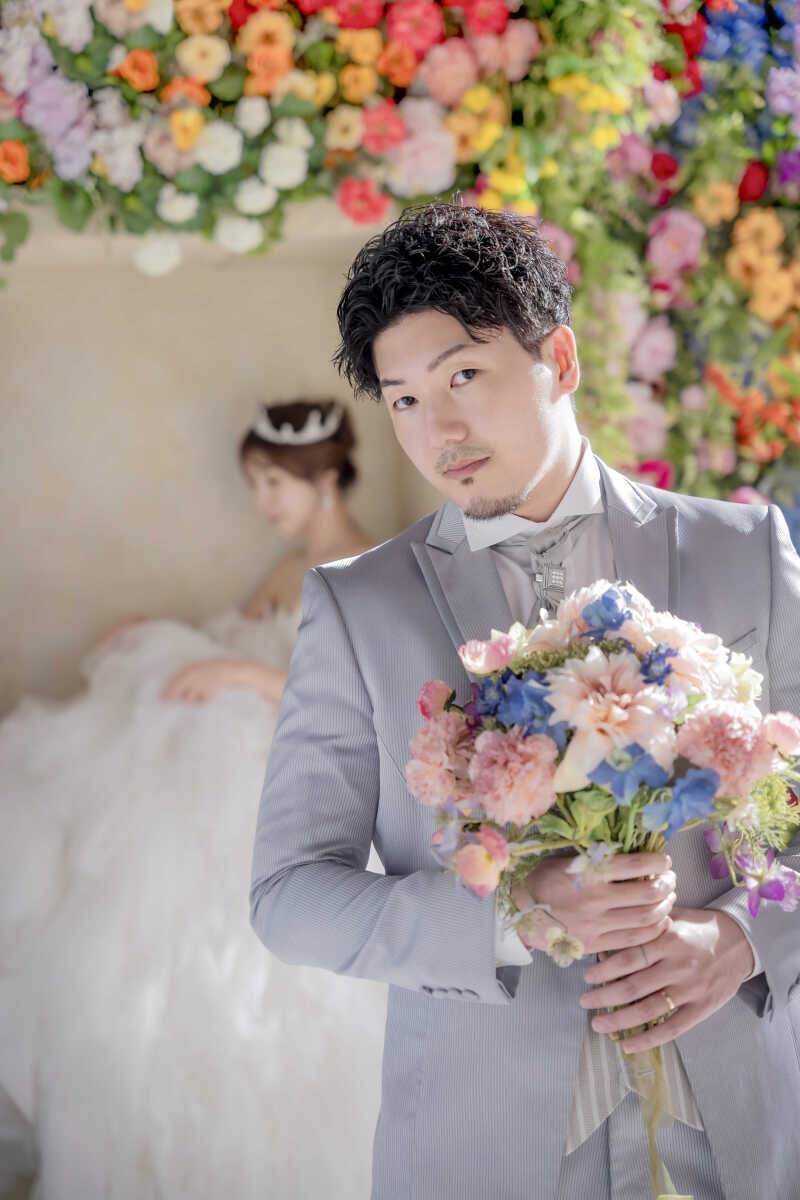 新婦様にこっそり‥サプライズブーケ