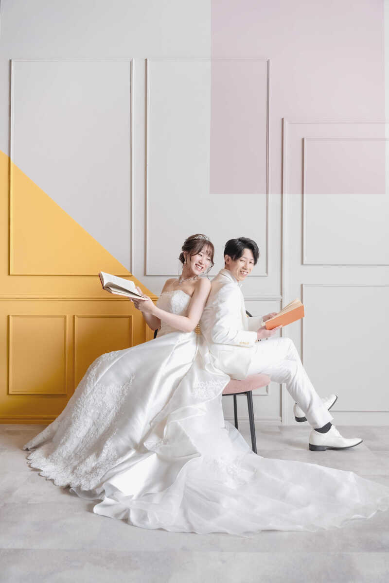 【ポップウォール】背中合わせショット♪