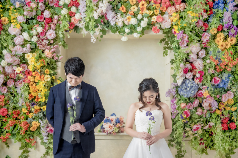 【フラワーウォール】お願い事ショット