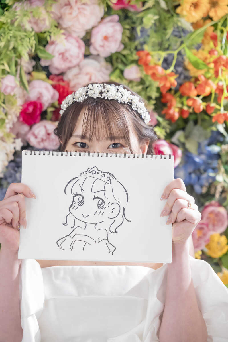 ★手描きの似顔絵と一緒に★