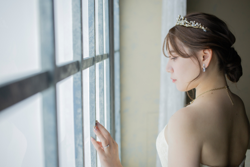 【チャペル】ご新婦様ソロショット